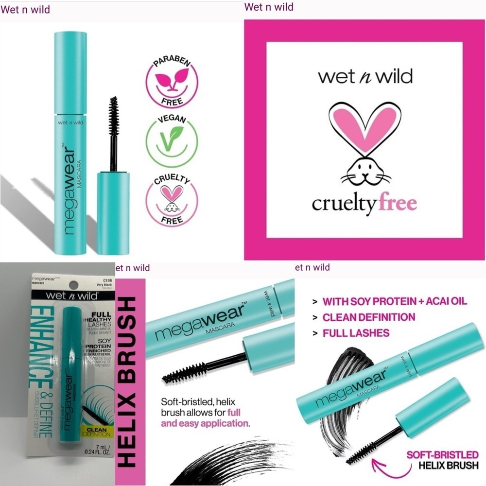 ✨🩵✨ NWT Wet n Wild MegaWear Mascara C136 Very Black | Enhance & Define ✨🖤